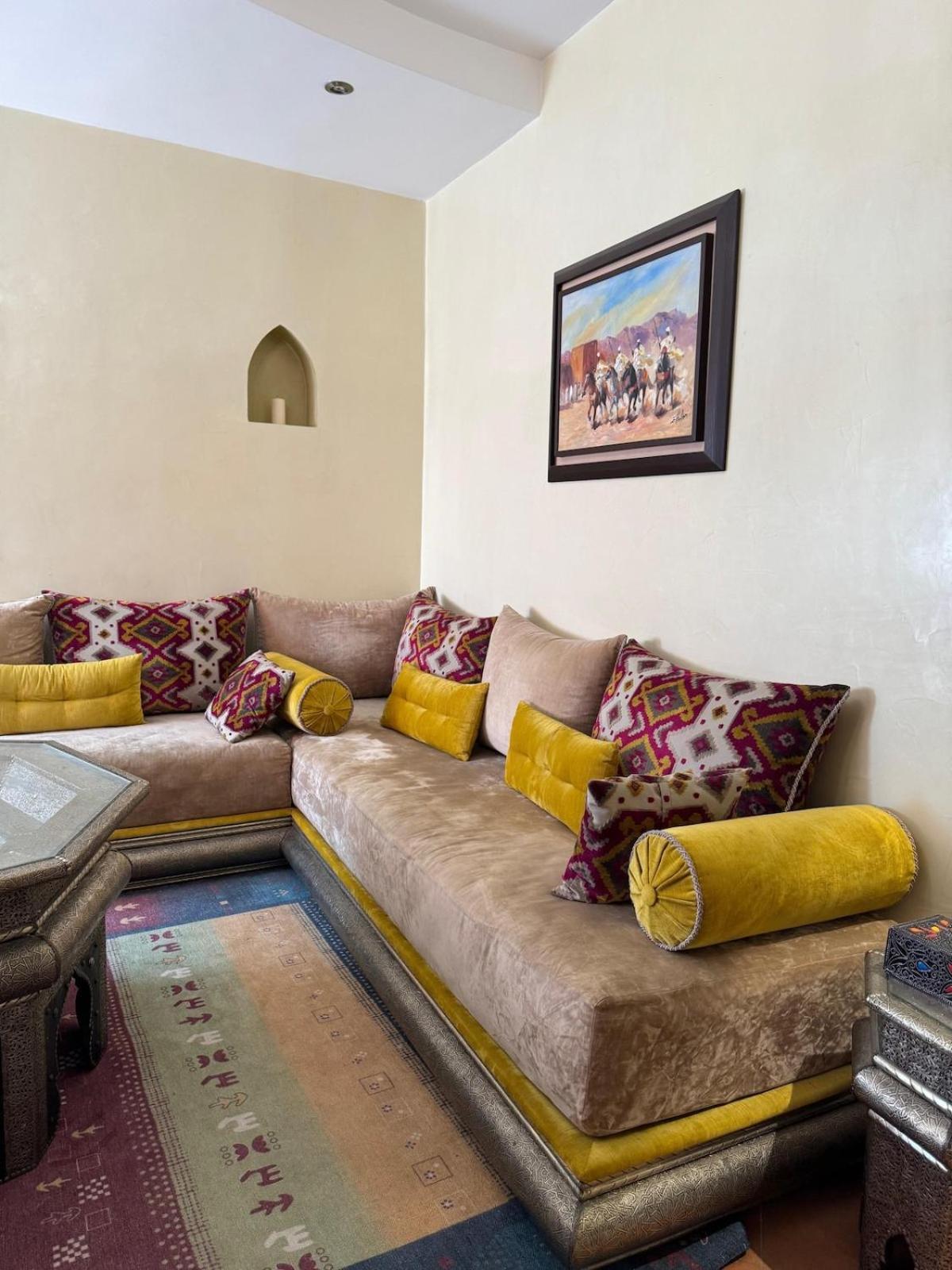 Appartement Authentic Style In Gueliz For Family *